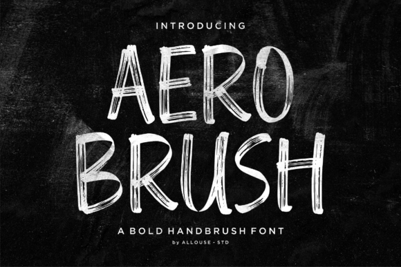 Aero Brush: The Handwritten Typeface for Modern Branding