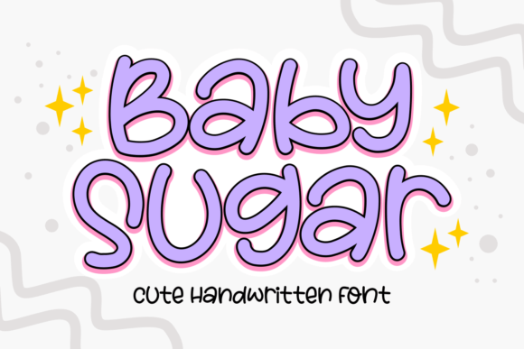 Baby Sugar: A Sweet Handwritten Display Font for Makers
