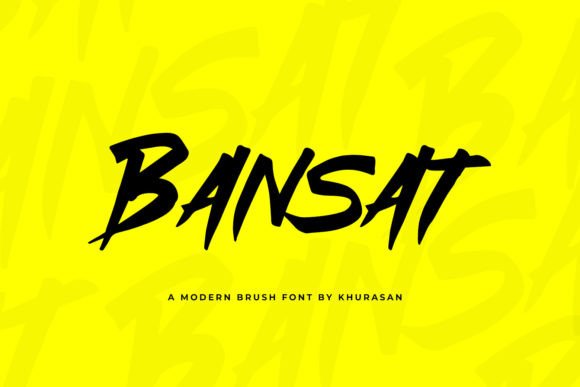 Bansat Font: Bold Typography for Modern Brands