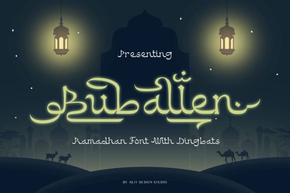 Buballen Font Review: Elegant Islamic Display Typography