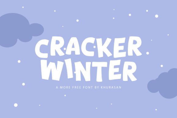 Cracker Winter Typeface for Cute Branding Projects