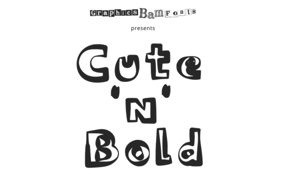 Cute 'n' Bold: A Modern Display Font for Fun Editorial Design