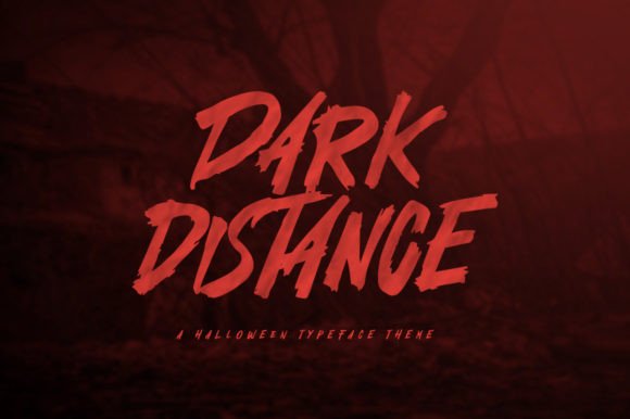 Dark Distance Font Review: A Bold Display for Horror & Branding