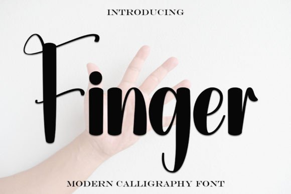 Finger Font: Elegant Handwritten Style for Crafters