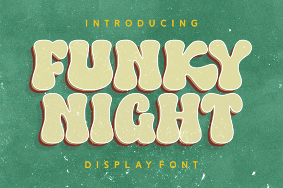 Funky Night Font: Bold Style for Handmade Creations