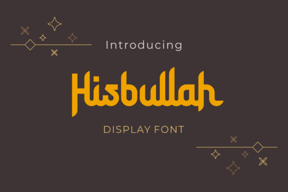 Hisbullah: The Bold Display Font for Elegant Crafts
