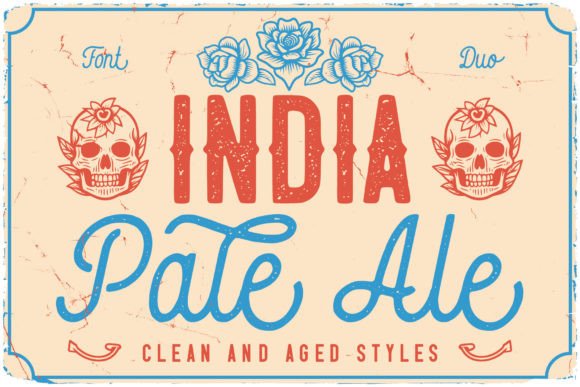 India Pale Ale: A Vintage Display Font for Bold Branding