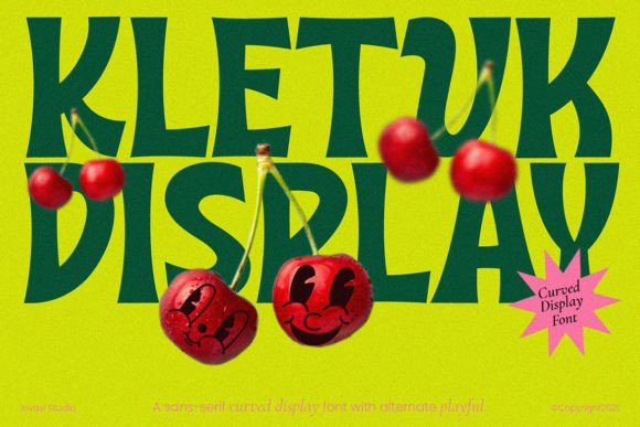 Kletvk: A Retro Display Font for Bold Campaigns