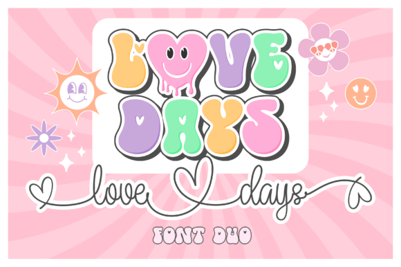 Love Days: A Retro Duo Font for Modern Web Design
