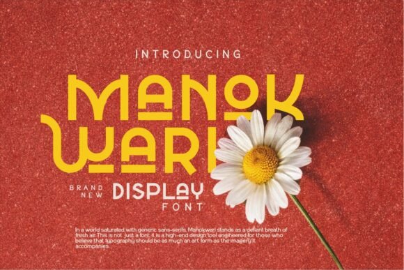 Manokwari: A Captivating Display Font for Elegant Branding