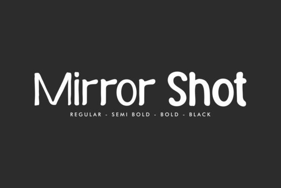 Mirror Shot Font Review: A Magical Display Typeface for Makers