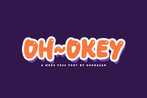 Oh Okey: A Modern Display Font for Editorial Design