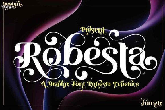 Robesta: A Luxurious Display Font for Elegant Editorial Design