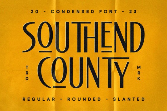 Southend County Font: Elevate Your Brand Identity