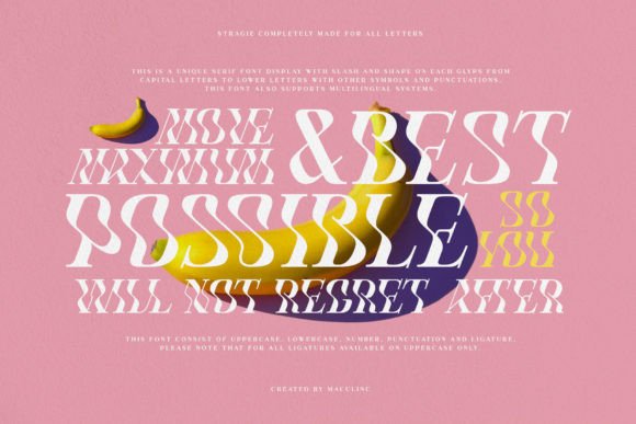 Stragie: A Quirky Display Font for Modern Web Design