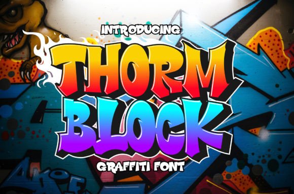 Thorm Block: A Bold Display Font for Editorial Impact