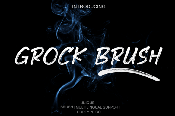 Using Grock Brush for Bold Web Typography