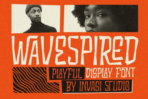 Wavespired Font Review: A 1950s Cartoon Modern Typeface