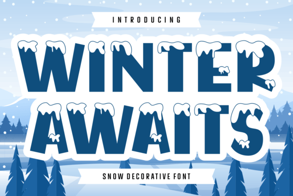 Winter Awaits: The Perfect Display Font for Seasonal Branding